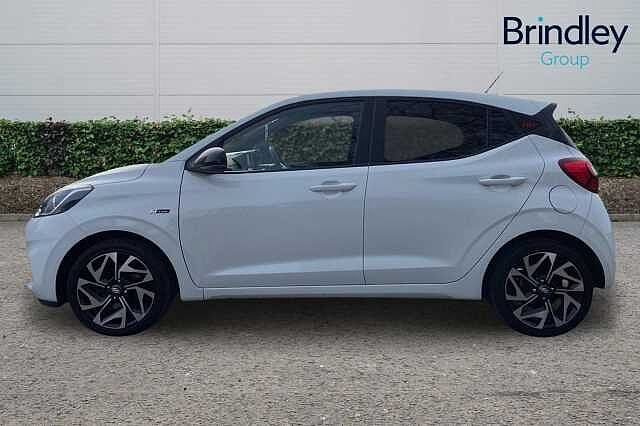 Hyundai I10 1.0 T-GDi N Line Hatchback 5dr Petrol Manual Euro 6 (s/s) (100 ps) Atlas White