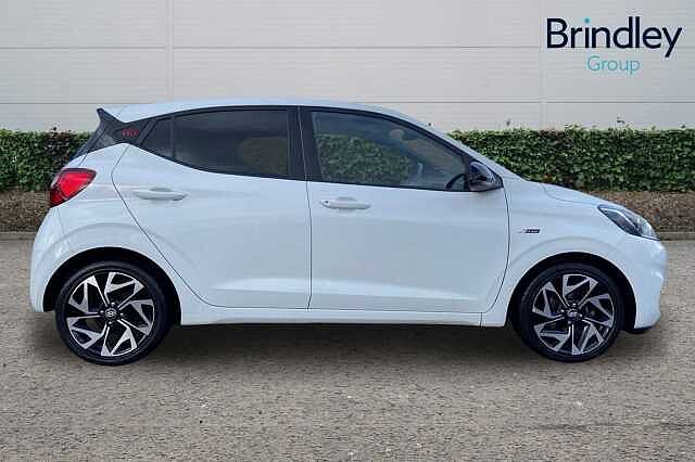 Hyundai I10 1.0 T-GDi N Line Hatchback 5dr Petrol Manual Euro 6 (s/s) (100 ps) Atlas White