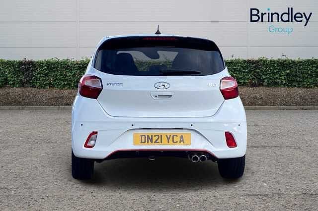 Hyundai I10 1.0 T-GDi N Line Hatchback 5dr Petrol Manual Euro 6 (s/s) (100 ps) Atlas White