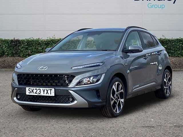 Hyundai KONA 1.0 T-GDi MHEV Premium SUV 5dr Petrol Hybrid Manual Euro 6 (s/s) (120 ps) Grey