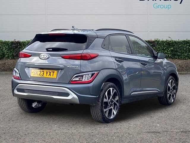 Hyundai KONA 1.0 T-GDi MHEV Premium SUV 5dr Petrol Hybrid Manual Euro 6 (s/s) (120 ps) Grey