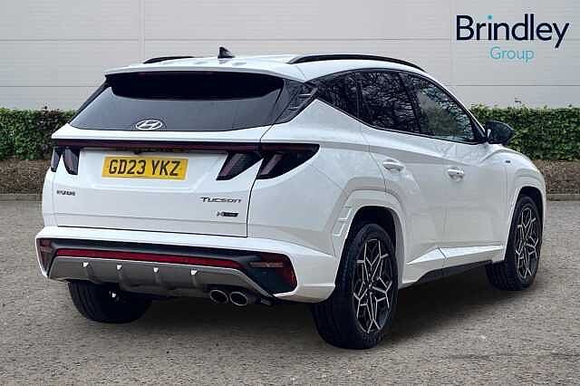 Hyundai TUCSON 1.6 T-GDi N Line SUV 5dr Petrol Manual Euro 6 (s/s) (150 ps) White