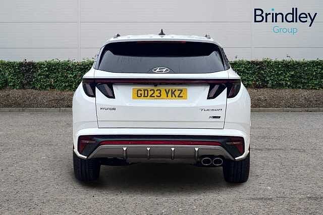 Hyundai TUCSON 1.6 T-GDi N Line SUV 5dr Petrol Manual Euro 6 (s/s) (150 ps) White