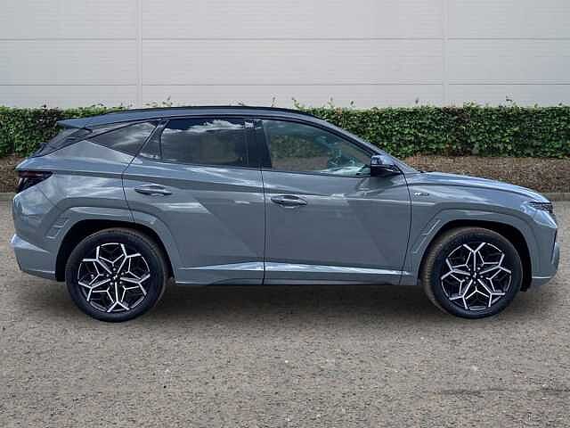 Hyundai TUCSON 1.6 h T-GDi N Line S SUV 5dr Petrol Hybrid Auto Euro 6 (s/s) (230 ps) SHADOW Grey