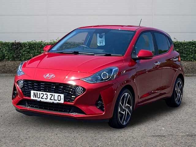 Hyundai I10 1.2 Premium Hatchback 5dr Petrol Auto Euro 6 (s/s) (84 ps) DRAGON Red