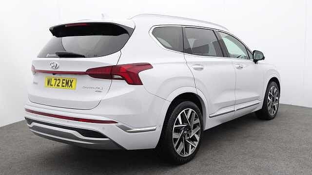 Hyundai SANTA FE 2.2 CRDi Ultimate SUV 5dr Diesel DCT 4WD Euro 6 (s/s) (193 ps) White