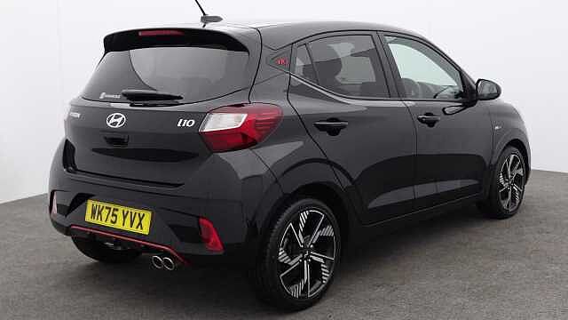 Hyundai I10 1.0 T-GDi N Line Hatchback 5dr Petrol Manual Euro 6 (s/s) (90 ps) Black