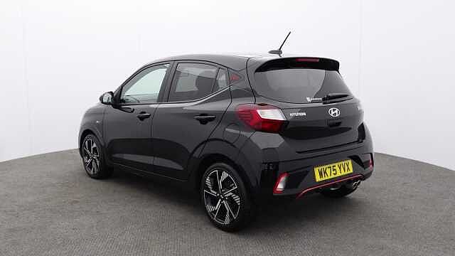 Hyundai I10 1.0 T-GDi N Line Hatchback 5dr Petrol Manual Euro 6 (s/s) (90 ps) Black