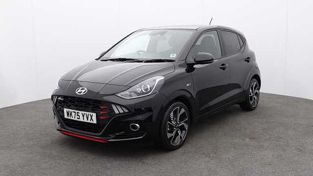 Hyundai I10 1.0 T-GDi N Line Hatchback 5dr Petrol Manual Euro 6 (s/s) (90 ps) Black