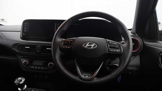 Hyundai I10 1.0 T-GDi N Line Hatchback 5dr Petrol Manual Euro 6 (s/s) (90 ps) Black