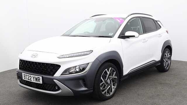 Hyundai KONA 1.6 h-GDi Premium SUV 5dr Petrol Hybrid DCT Euro 6 (s/s) (141 ps) White