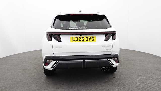 Hyundai TUCSON 1.6 T-GDi N Line SUV 5dr Petrol Hybrid Auto Euro 6 (s/s) (215 ps) White