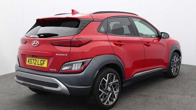 Hyundai KONA 1.6 h-GDi Premium SUV 5dr Petrol Hybrid DCT Euro 6 (s/s) (141 ps) Red
