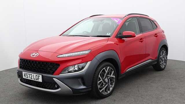 Hyundai KONA 1.6 h-GDi Premium SUV 5dr Petrol Hybrid DCT Euro 6 (s/s) (141 ps) Red