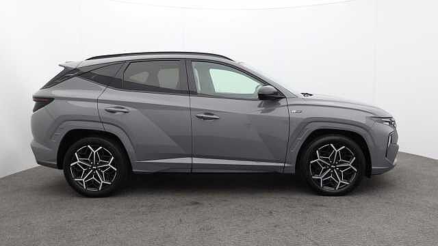 Hyundai TUCSON 1.6 h T-GDi N Line S SUV 5dr Petrol Hybrid Auto Euro 6 (s/s) (230 ps) Grey