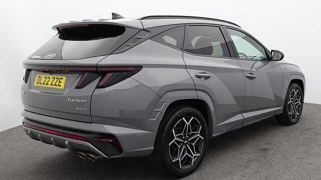 Hyundai TUCSON 1.6 h T-GDi N Line S SUV 5dr Petrol Hybrid Auto Euro 6 (s/s) (230 ps) Grey