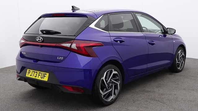 Hyundai I20 1.0 T-GDi MHEV Premium Hatchback 5dr Petrol Hybrid DCT Euro 6 (s/s) (100 ps) Blue
