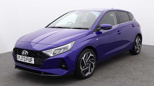 Hyundai I20 1.0 T-GDi MHEV Premium Hatchback 5dr Petrol Hybrid DCT Euro 6 (s/s) (100 ps) Blue