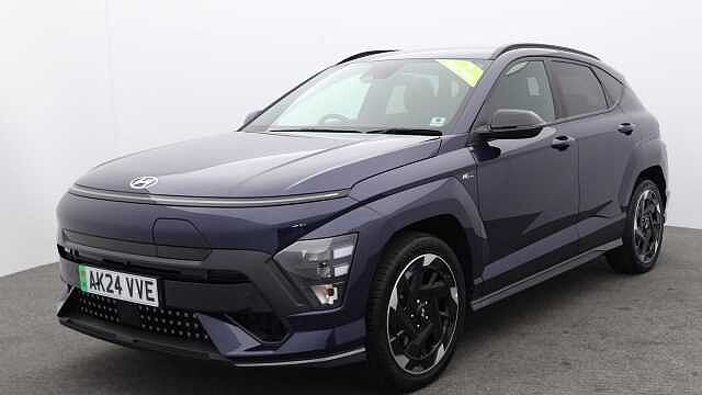 Hyundai KONA 65.4kWh N Line SUV 5dr Electric Auto (218 ps) Blue