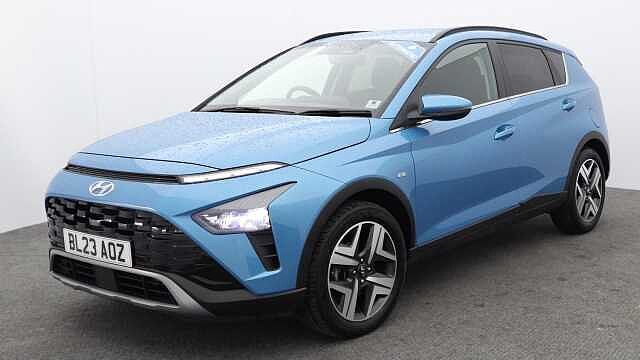 Hyundai BAYON 1.0 T-GDi MHEV Premium SUV 5dr Petrol Hybrid DCT Euro 6 (s/s) (100 ps) Blue