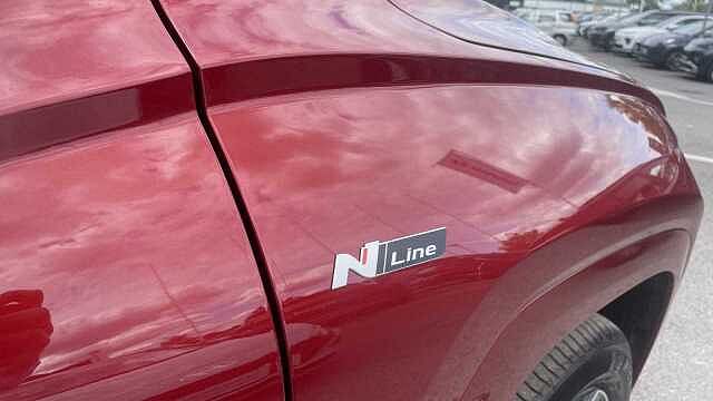 Hyundai TUCSON 1.6T Hybrid N Line 5dr Auto Red