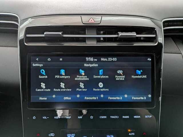 Hyundai TUCSON 1.6 T-GDi MHEV SE Connect DCT Euro 6 (s/s) 5dr Sunset Red