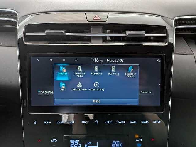 Hyundai TUCSON 1.6 T-GDi MHEV SE Connect DCT Euro 6 (s/s) 5dr Sunset Red