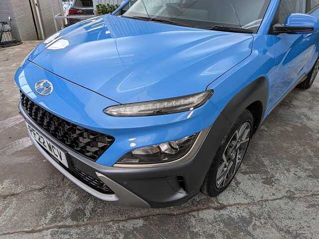 Hyundai KONA 1.6 h-GDi Premium DCT Euro 6 (s/s) 5dr Surfy Blue