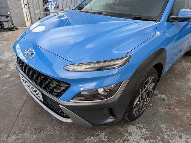 Hyundai KONA 1.6 h-GDi Premium DCT Euro 6 (s/s) 5dr Surfy Blue