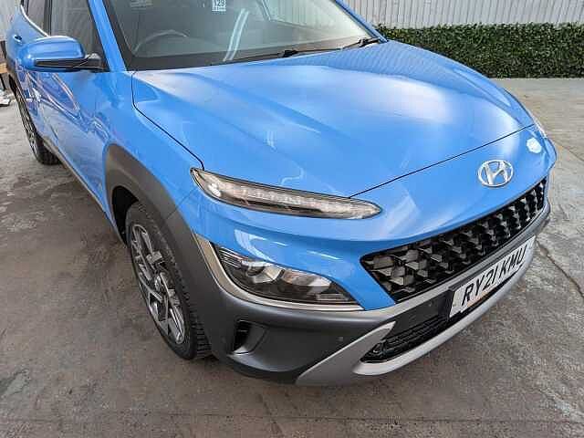 Hyundai KONA 1.6 h-GDi Premium DCT Euro 6 (s/s) 5dr Surfy Blue