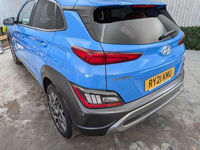 Hyundai KONA 1.6 h-GDi Premium DCT Euro 6 (s/s) 5dr Surfy Blue