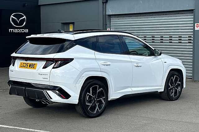 Hyundai TUCSON 1.6T Hybrid N Line S 5dr Auto White