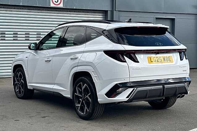 Hyundai TUCSON 1.6T Hybrid N Line S 5dr Auto White