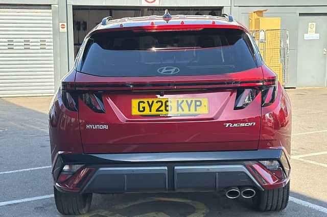 Hyundai TUCSON 1.6T 48V MHD N Line 5dr DCT Red