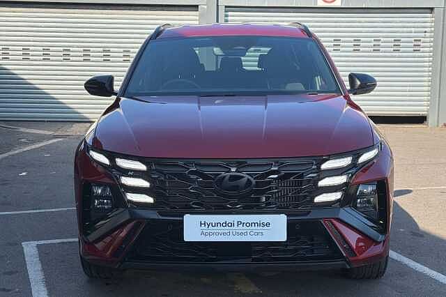 Hyundai TUCSON 1.6T 48V MHD N Line 5dr DCT Red