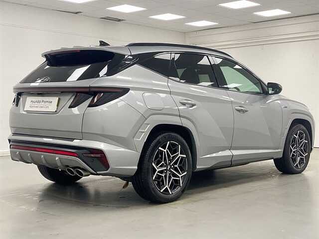 Hyundai TUCSON 1.6 TGDi Plug-in Hybrid N Line S 5dr 4WD Auto SILVER