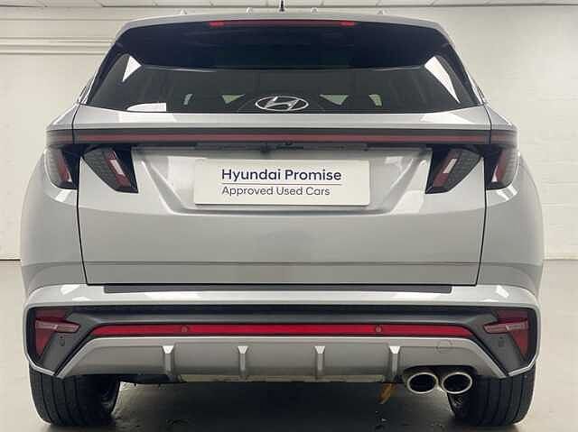 Hyundai TUCSON 1.6 TGDi Plug-in Hybrid N Line S 5dr 4WD Auto SILVER