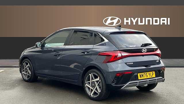Hyundai I20 1.0T GDi 90 Tech Line 5dr DCT Petrol Hatchback Aurora Grey - Pearl