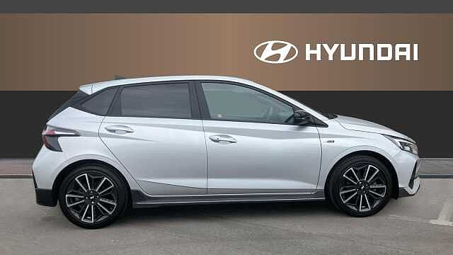 Hyundai I20 1.0T GDi 48V MHD 120 N Line 5dr DCT Petrol Hatchback Silver