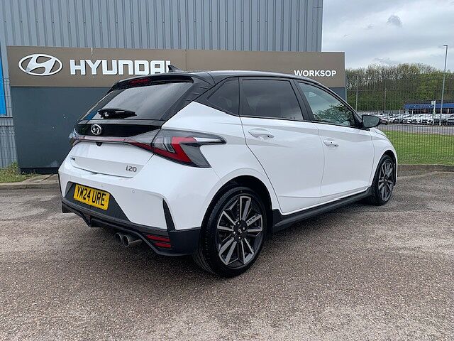 Hyundai I20 1.0T GDi 48V MHD 120 N Line 5dr DCT White