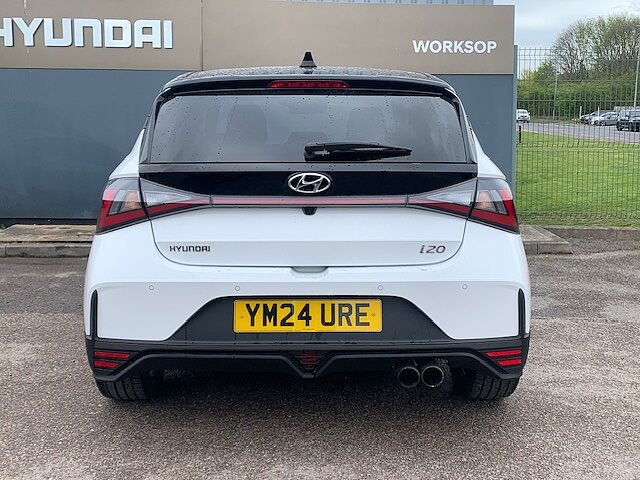 Hyundai I20 1.0T GDi 48V MHD 120 N Line 5dr DCT White