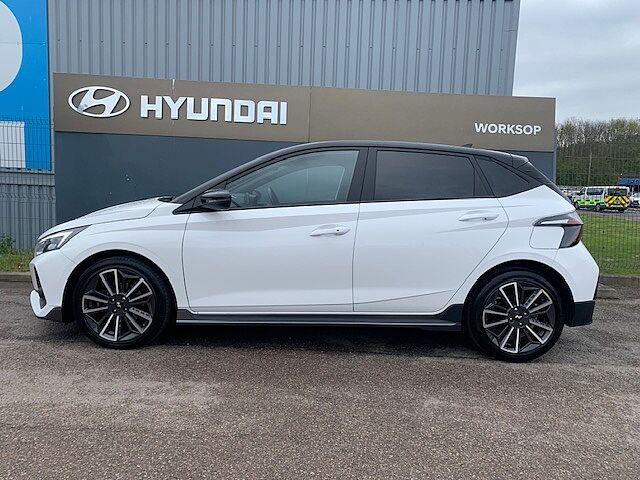 Hyundai I20 1.0T GDi 48V MHD 120 N Line 5dr DCT White