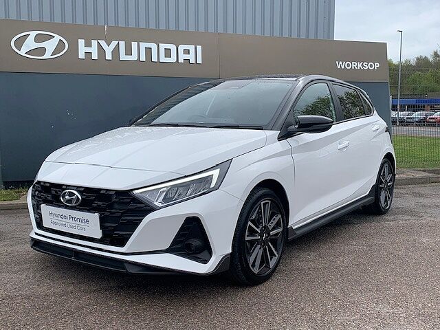 Hyundai I20 1.0T GDi 48V MHD 120 N Line 5dr DCT White