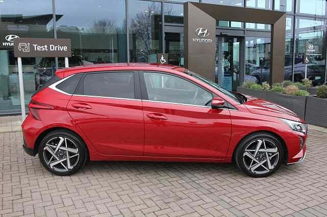 Hyundai I20 1.0T GDi 90 Tech Line 5dr DCT Red