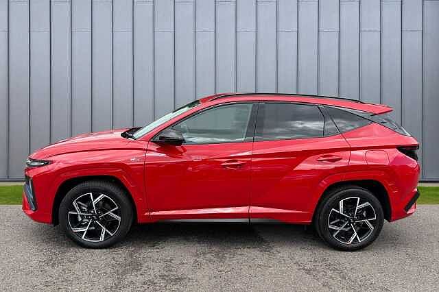 Hyundai TUCSON 1.6T N Line Auto Euro 6 (s/s) 5dr Red