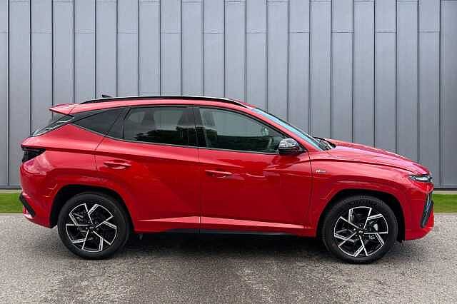Hyundai TUCSON 1.6T N Line Auto Euro 6 (s/s) 5dr Red