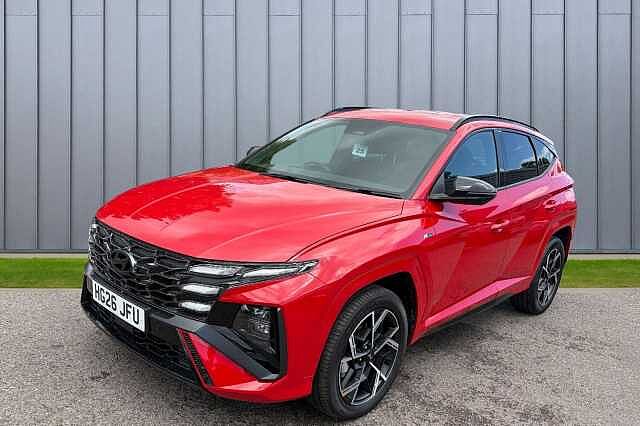 Hyundai TUCSON 1.6T N Line Auto Euro 6 (s/s) 5dr Red