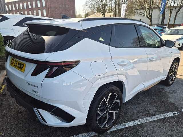 Hyundai TUCSON 1.6 T-GDi 13.8kWh N Line Auto Euro 6 (s/s) 5dr White