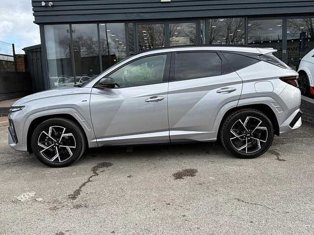 Hyundai TUCSON 1.6 T-GDi 13.8kWh N Line S Auto Euro 6 (s/s) 5dr Silver