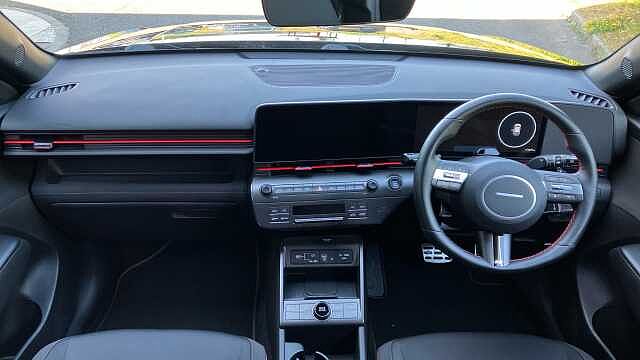 Hyundai KONA 1.6 Hybrid 129 N Line 5dr DCT Hybrid Hatchback Black